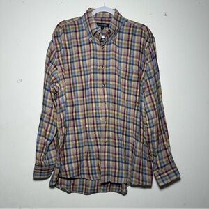 Men's‎ Multicolor Plaid Button-Down Shirt